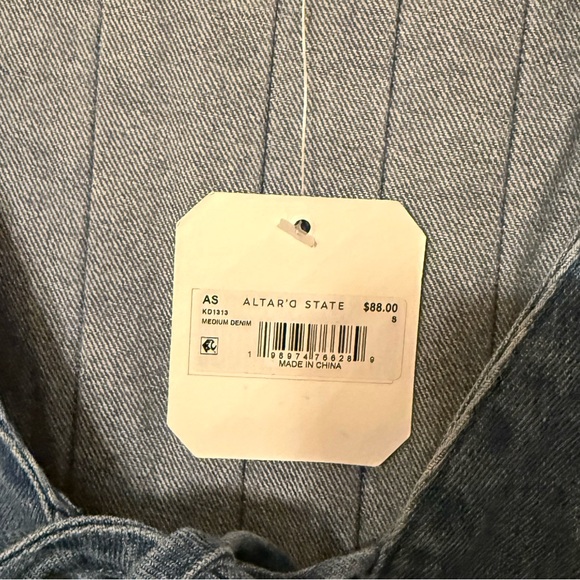 Altar'd State Denim Shiloh Mini Dress - Picture 7 of 11